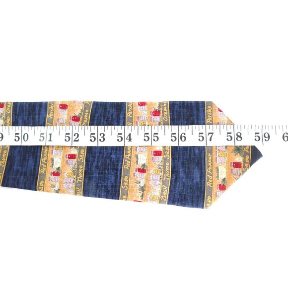 Neil Allyn Men Necktie 100% Silk Geometric Color Blue Multi Size 59x4 - NWOT - Picture 5 of 5